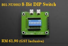 NU0003 8 Bit DIP Switch